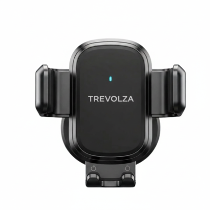 Trevolza Fast Wireless Car Charger Mount | Secure Phone Holder for Vent & Dash